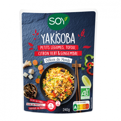 Yakisoba de légumes, tofu et gingembre - 240g