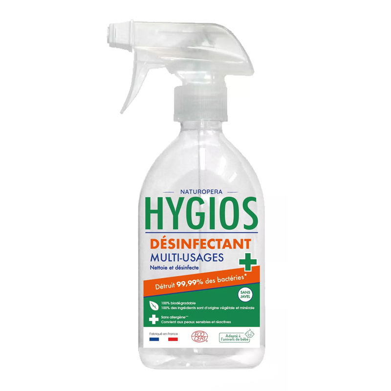 Spray désinfectant multi usage - 500ml, Hygios