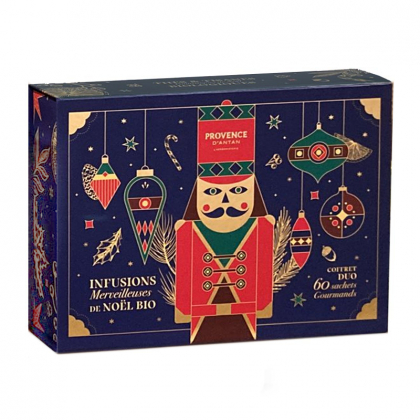 Coffret de tisanes et thés Merveilleux de Noël bio - 60 sachets