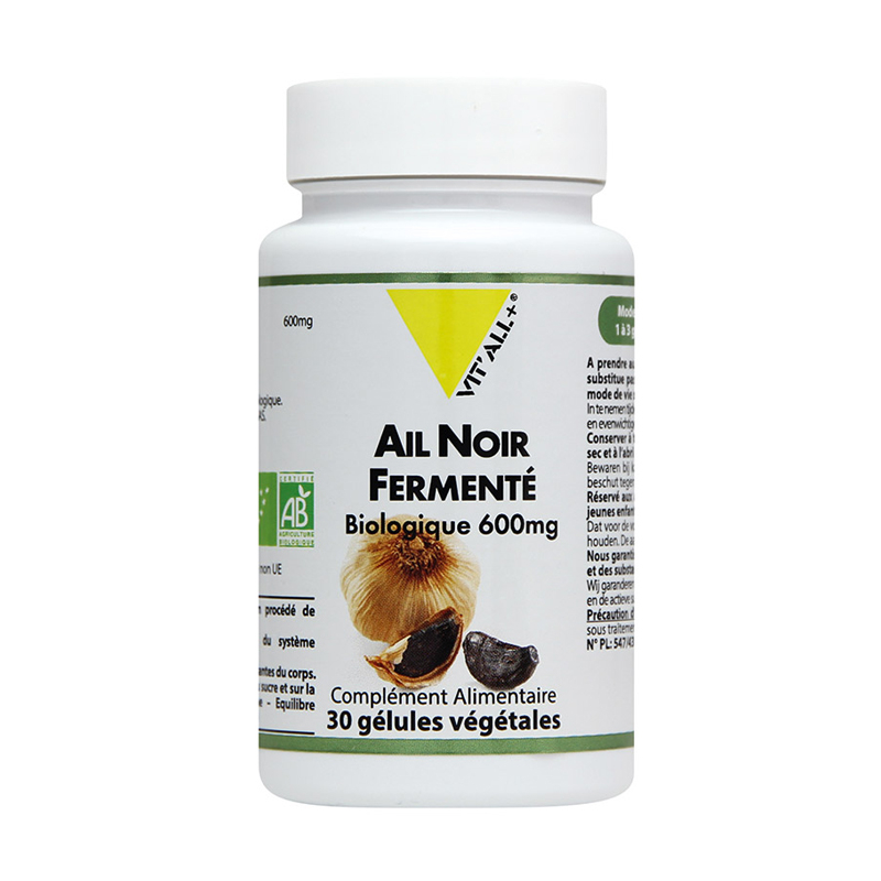 Ail noir fermenté 600mg - 30 gélules