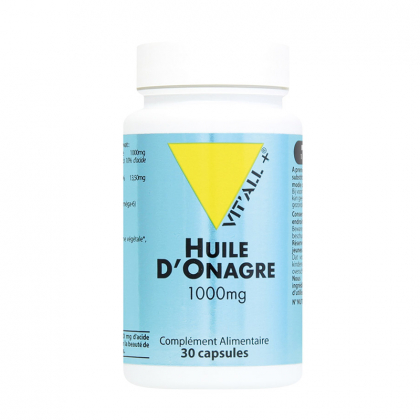 Huile d'onagre 1000mg - 30 capsules