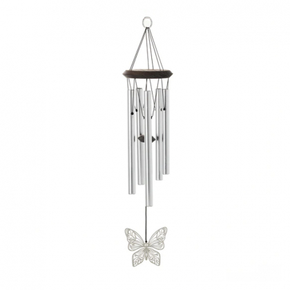 Carillon à vent Woodstock Chimes - Mirror Papillon - 53cm