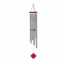 Carillon à vent Woodstock Chimes - Neptune argenté - 137cm