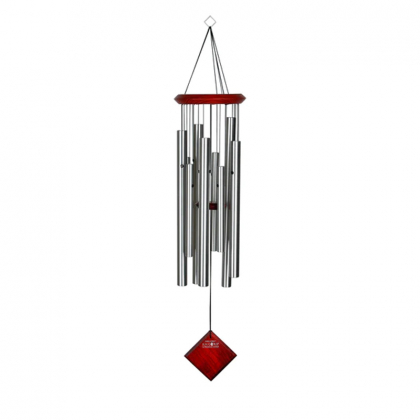 Carillon à vent Woodstock Chimes - Orion argenté - 76cm