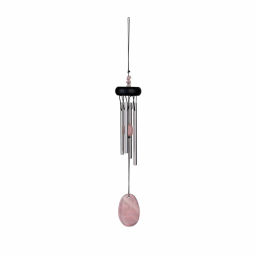 Carillon à vent Woodstock Chimes - Quartz Rose - 29cm