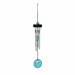 Carillon à vent Woodstock Chimes - Turquoise - 29cm