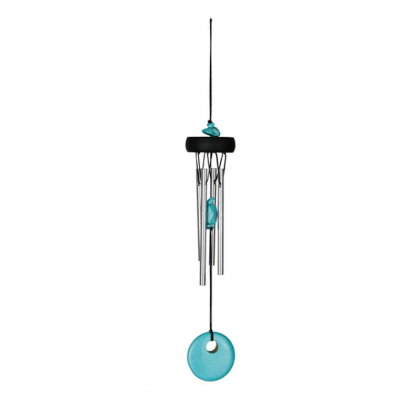 Carillon à vent Woodstock Chimes - Turquoise - 29cm