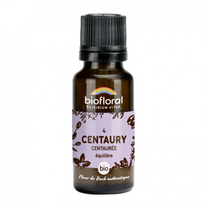 Fleurs de Bach n°04 - Centaury, Centaurée bio - Granules 10g