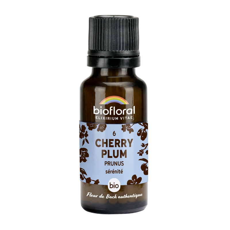 Fleurs de Bach n°06 - Cherry plum, Prunus bio - Granules 10g