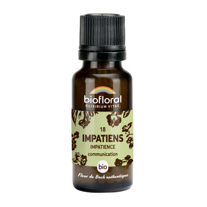 Fleurs de Bach n°18 - Impatiens, Impatience bio - Granules 10g