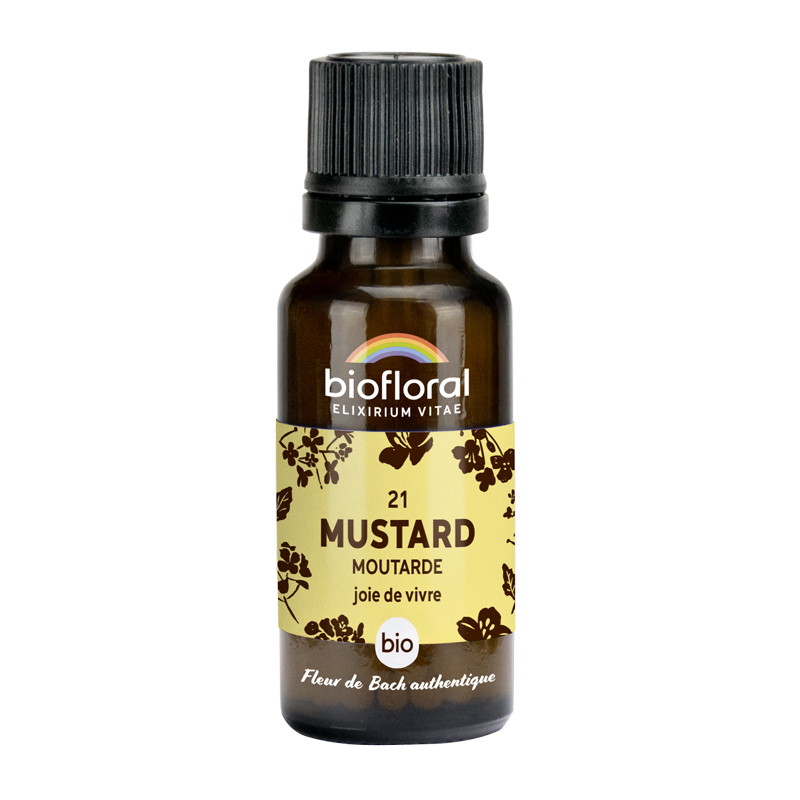 Fleurs de Bach n°21 - Mustard, Moutarde bio - Granules 10g