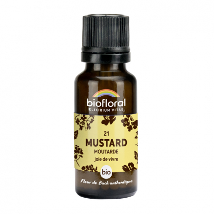 Fleurs de Bach n°21 - Mustard, Moutarde bio - Granules 10g