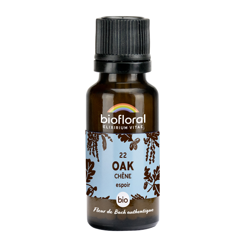 Fleurs de Bach n°22 - Oak, Chêne bio - Granules 10g