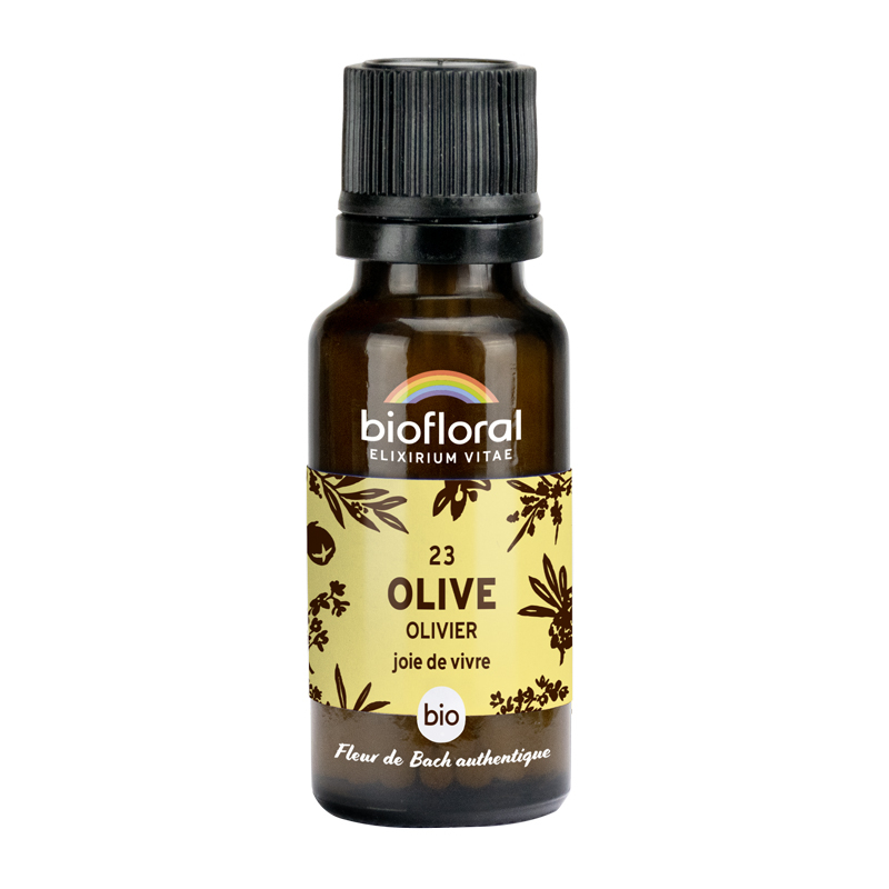 Fleurs de Bach n°23 - Olive, Olivier bio - Granules 10g