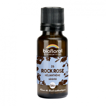 Fleurs de Bach n°26 - Rock rose, Hélianthème bio - Granules 10g