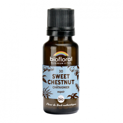 Fleurs de Bach n°30 - Sweet chestnut, Châtaignier bio - Granules 10g