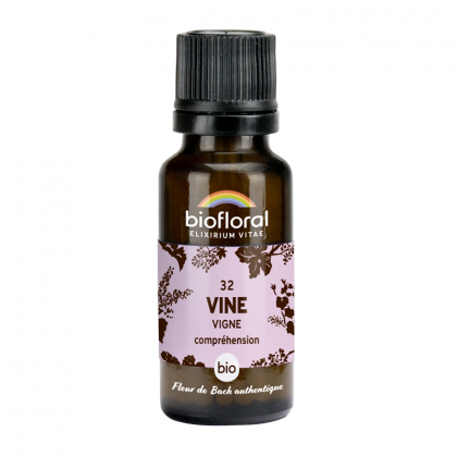 Fleurs de Bach n°32 - Vine, Vigne bio - Granules 10g