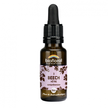 Fleurs de Bach n°03 - Beech, Hêtre bio - Compte goutte 20ml