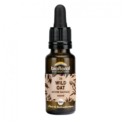 Fleurs de Bach n°36 - Wild oat, Avoine sauvage bio - Compte goutte 20ml