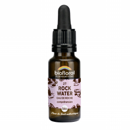 Fleurs de Bach n°27 - Rock water, Eau de roche bio - Compte goutte 20ml