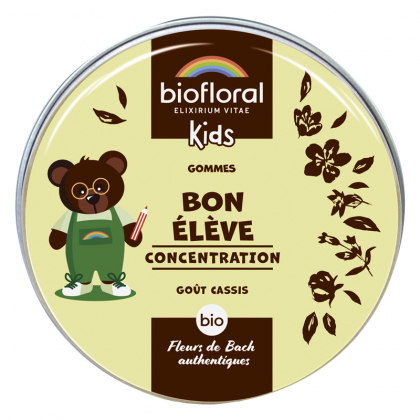 Pastilles bio aux Fleurs de Bach - Bon élève - 50g