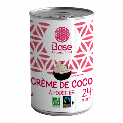 Crème de coco bio à fouetter 24% mg - 400ml