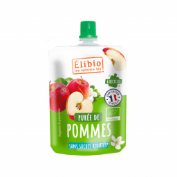 Purée de pomme bio – 12 gourdes de 90g