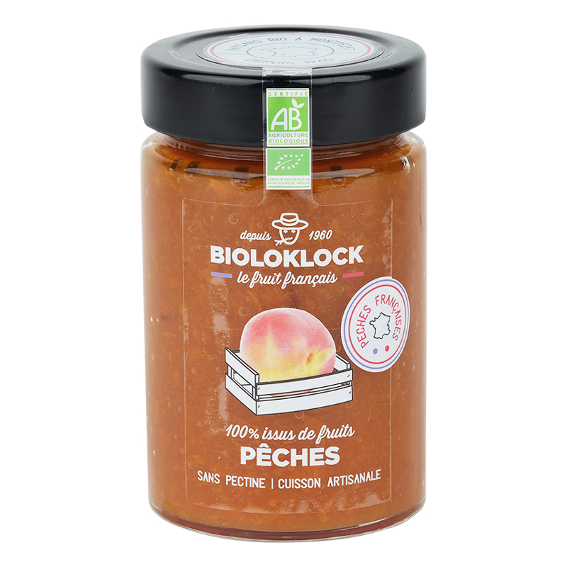 Préparation 100% fruits - Pêche - 210g