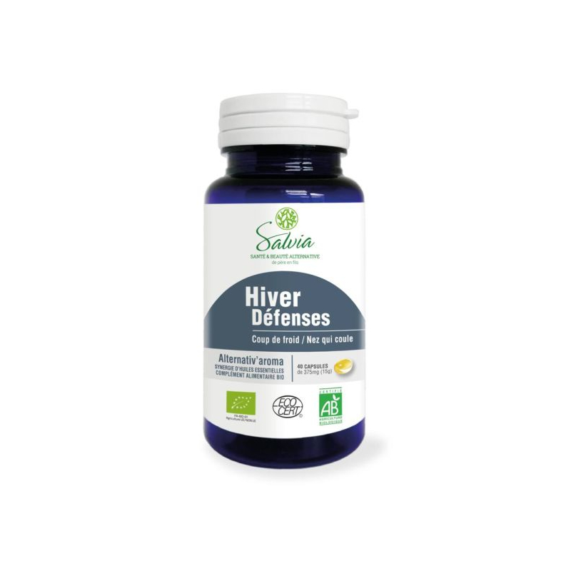 Alternativ'aroma Défenses Hiver Bio 40 Capsules SALVIA