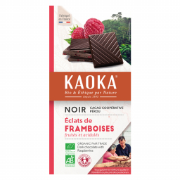 Chocolat noir 55% Framboise - 100g