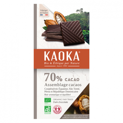 Chocolat noir 70% - 100g