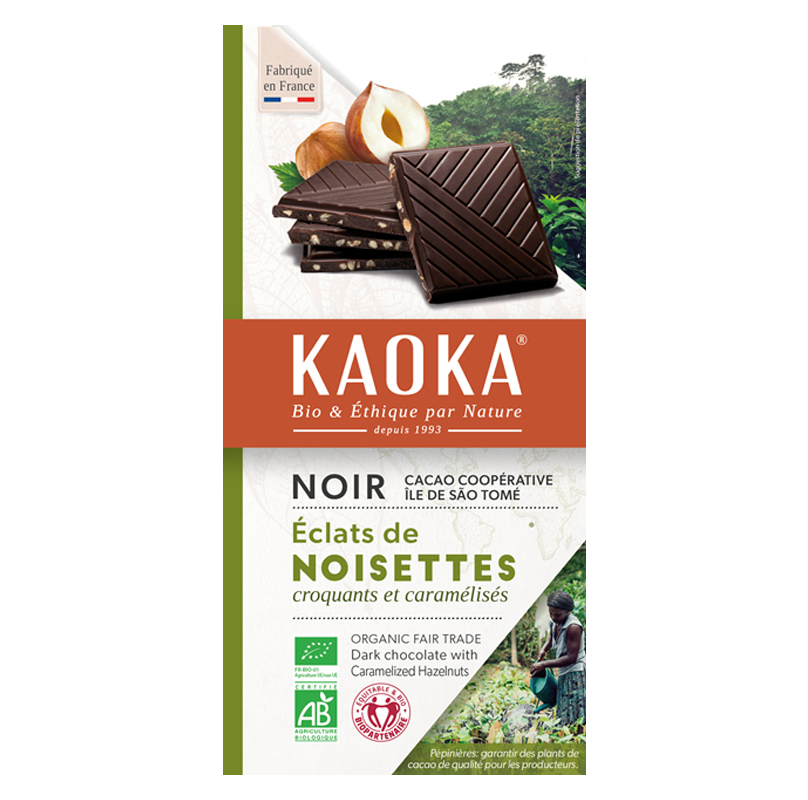 Chocolat noir 58% pâtissier - 200g, Kaoka