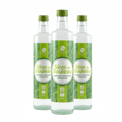 Pack cure - 3 sèves de bouleau 100% pure et bio - 3x500ml