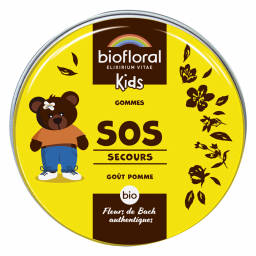 Gommes bio aux Fleurs de Bach - SOS Secours enfants - 45g