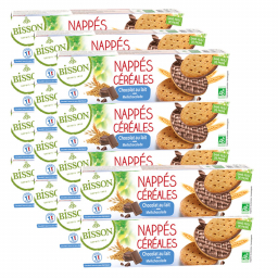 Nappés céréales au chocolat au lait - Lot de 14x140g