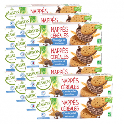 Nappés céréales au chocolat au lait - Lot de 14x140g