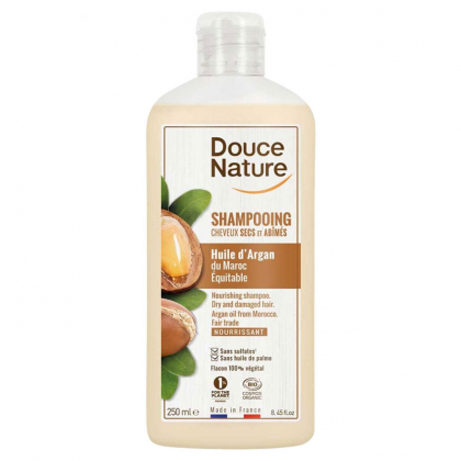 Shampoing cheveux abîmés - Huile d'argan du Maroc - 250mL