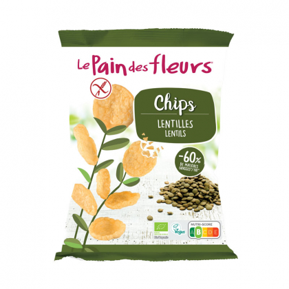 Chips aux lentilles sans gluten - 50g