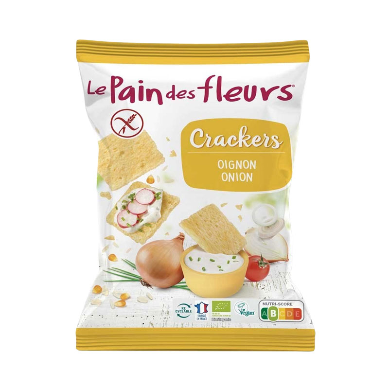 Crackers bio aux oignons - 75g