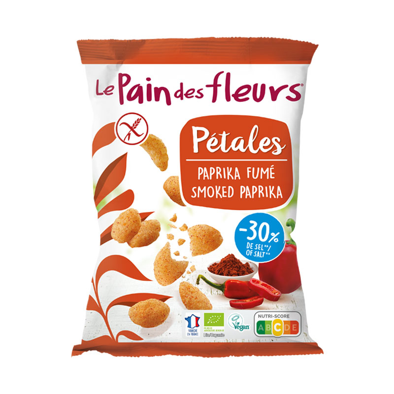 Pétales bio au paprika fumé - 75g