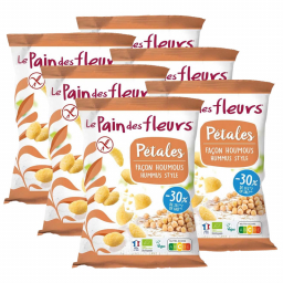 Pétales bio façon houmous - Lot de 6x75g