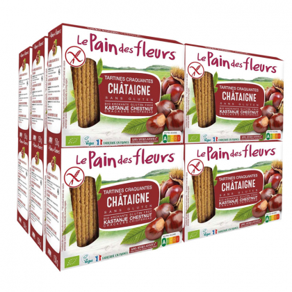 Tartines craquantes à la châtaigne sans gluten - Lot de 12x150g