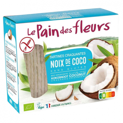 Tartines craquantes à la noix de coco sans gluten - 150g