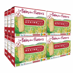 Tartines craquantes à l'avoine sans gluten - Lot de 12x150g