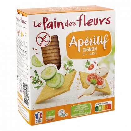 Tartines craquantes apéritif sans gluten - Oignons - 150g