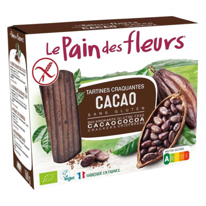Tartines craquantes au cacao sans gluten - 160g