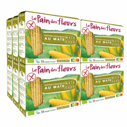 Tartines craquantes au maïs sans gluten - Lot de 12x150g