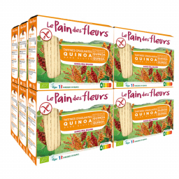 Tartines craquantes au quinoa sans gluten - Lot de 12x150g