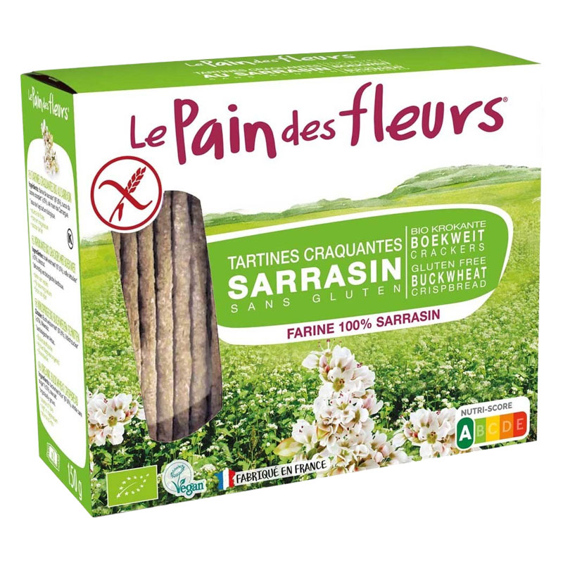 Tartines craquantes au sarrasin sans gluten - 150g