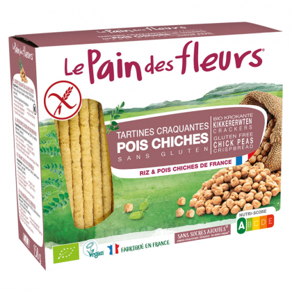 Tartines craquantes aux pois chiches sans gluten - 150g